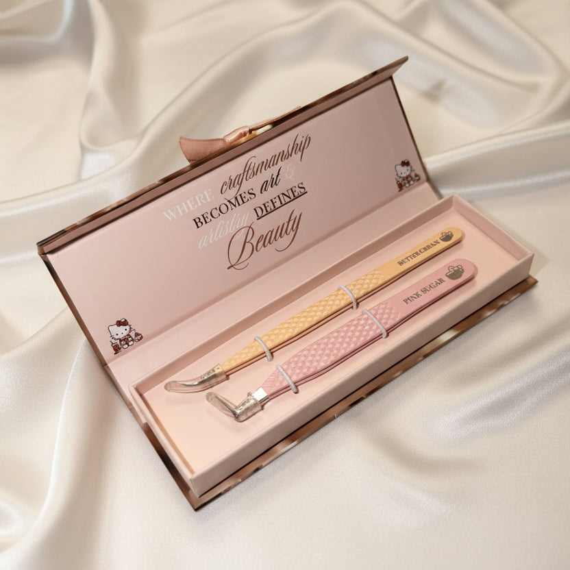 *NEW PACKAGING* Coffee Series Tweezer Duo (Smooth x Fiber)