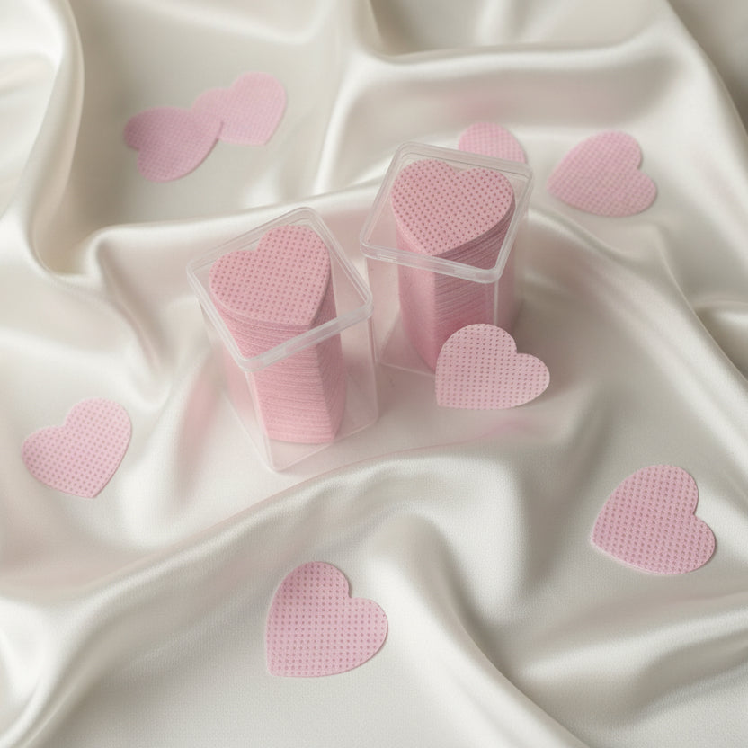 Heart Shape Lint Free Wipes