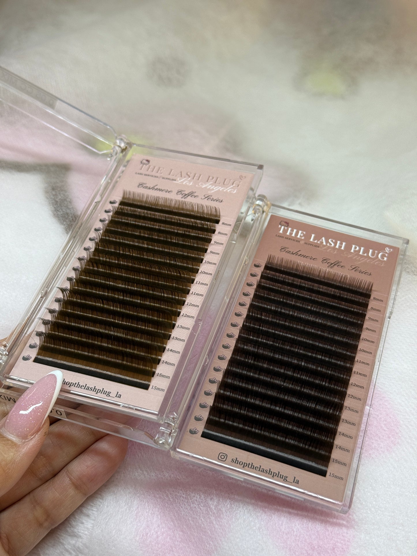 Ember Espresso Mixed Trays - Cashmere Brown Lashes