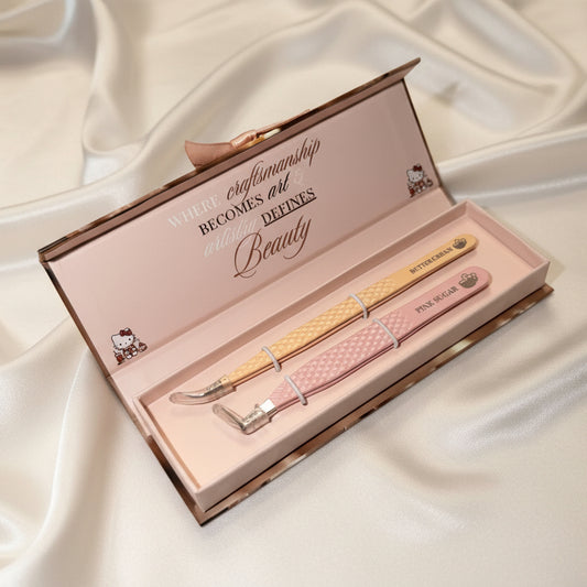 *NEW PACKAGING* Coffee Series Tweezer Duo (Double Fiber)