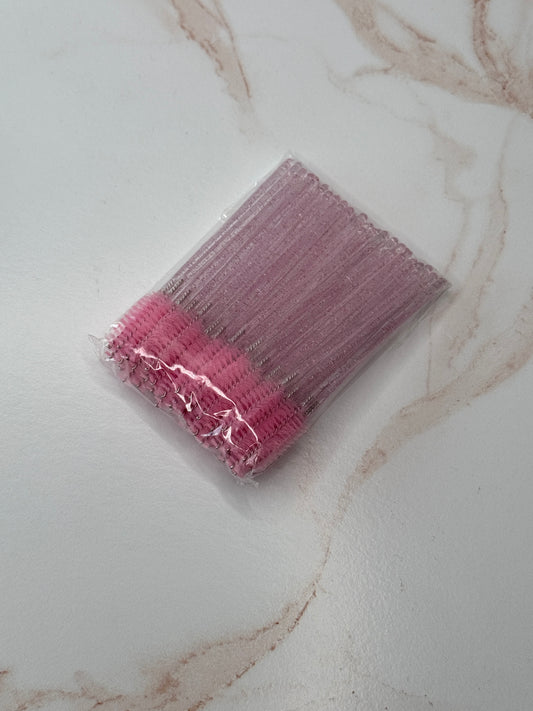 Glitter Pink Spoolies 50pc