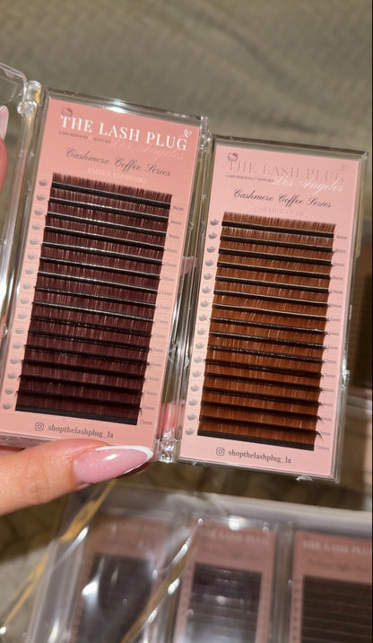 Caramel Cutie Mixed Trays - Cashmere Brown Lashes