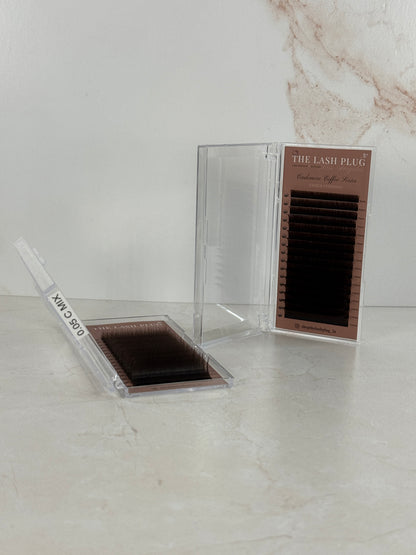 Ember Espresso Mixed Trays - Cashmere Brown Lashes