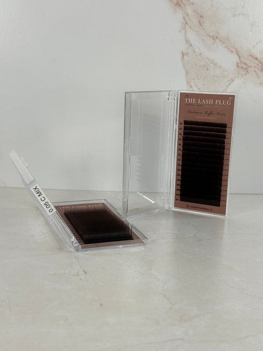 Ember Espresso Mixed Trays - Cashmere Brown Lashes