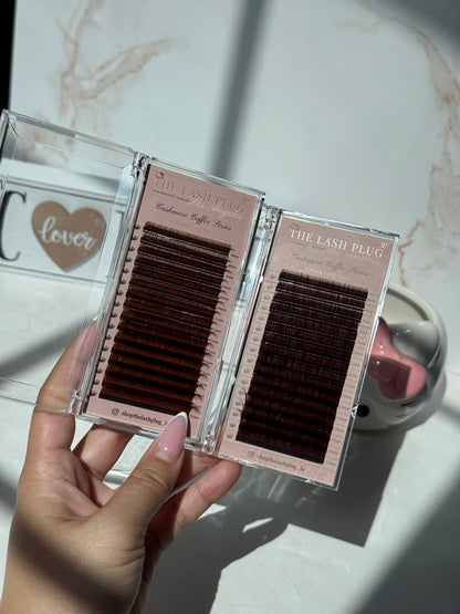 Caramel Cutie Mixed Trays - Cashmere Brown Lashes