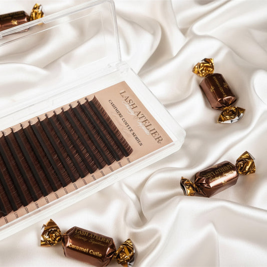 *NEW PACKAGING* Caramel Cutie Mixed Trays - Cashmere Brown Lashes